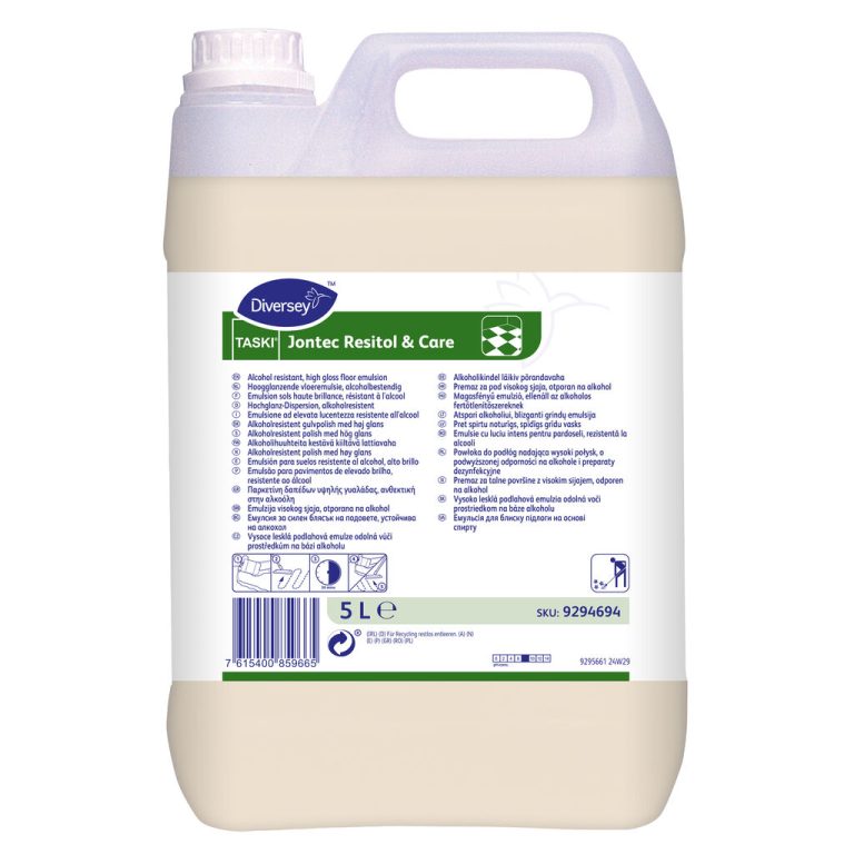Глянцева спиртостійка захисна емульсія - TASKI Jontec Resitol & Care, 5l
