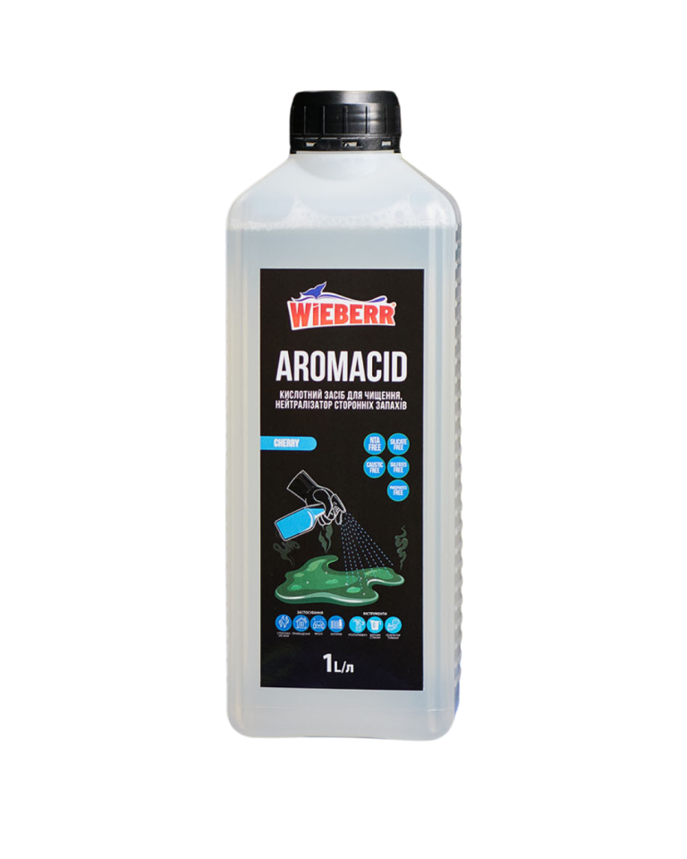 Кислотний засіб для чищення Wieberr Aromacid аромат Cherry 1 л
