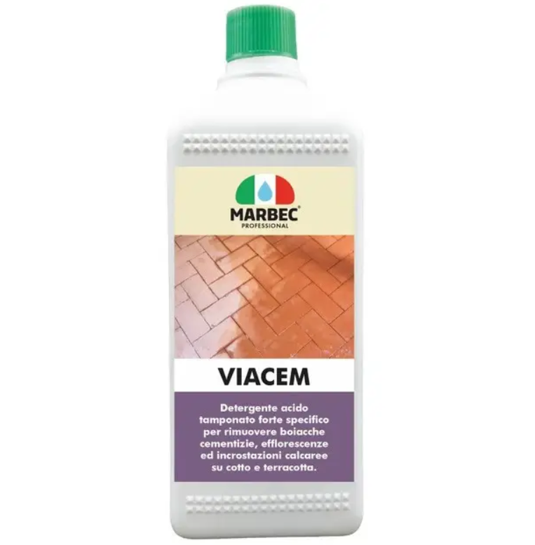 Marbec Viacem — кислотний очищувач для видалення цементного розчину, 1 л
