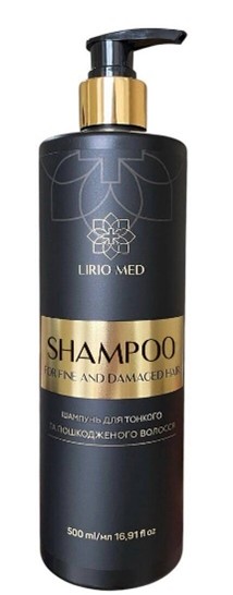 Lirio Med — шампунь для тонкого та пошкодженого волосся, 500 мл
